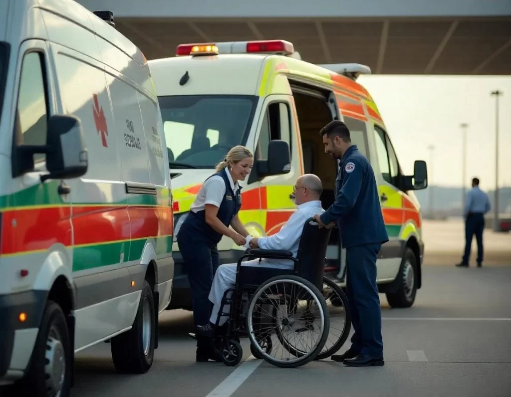 Staff Helping Patient