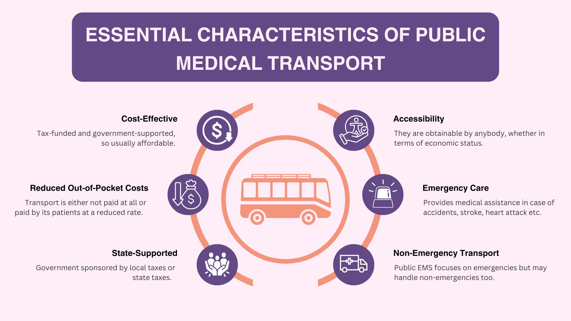 Major Distinctions between Public and Private Medical Transport