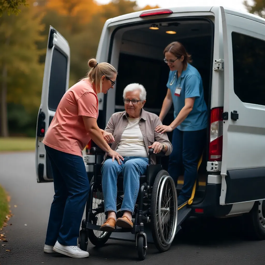 A compassionate medical transport service