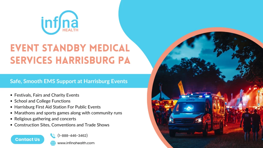Event Standby Medical Services Harrisburg PA